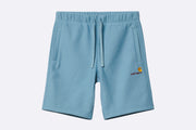 Carhartt WIP American Script Sweat Short Frosted Blue